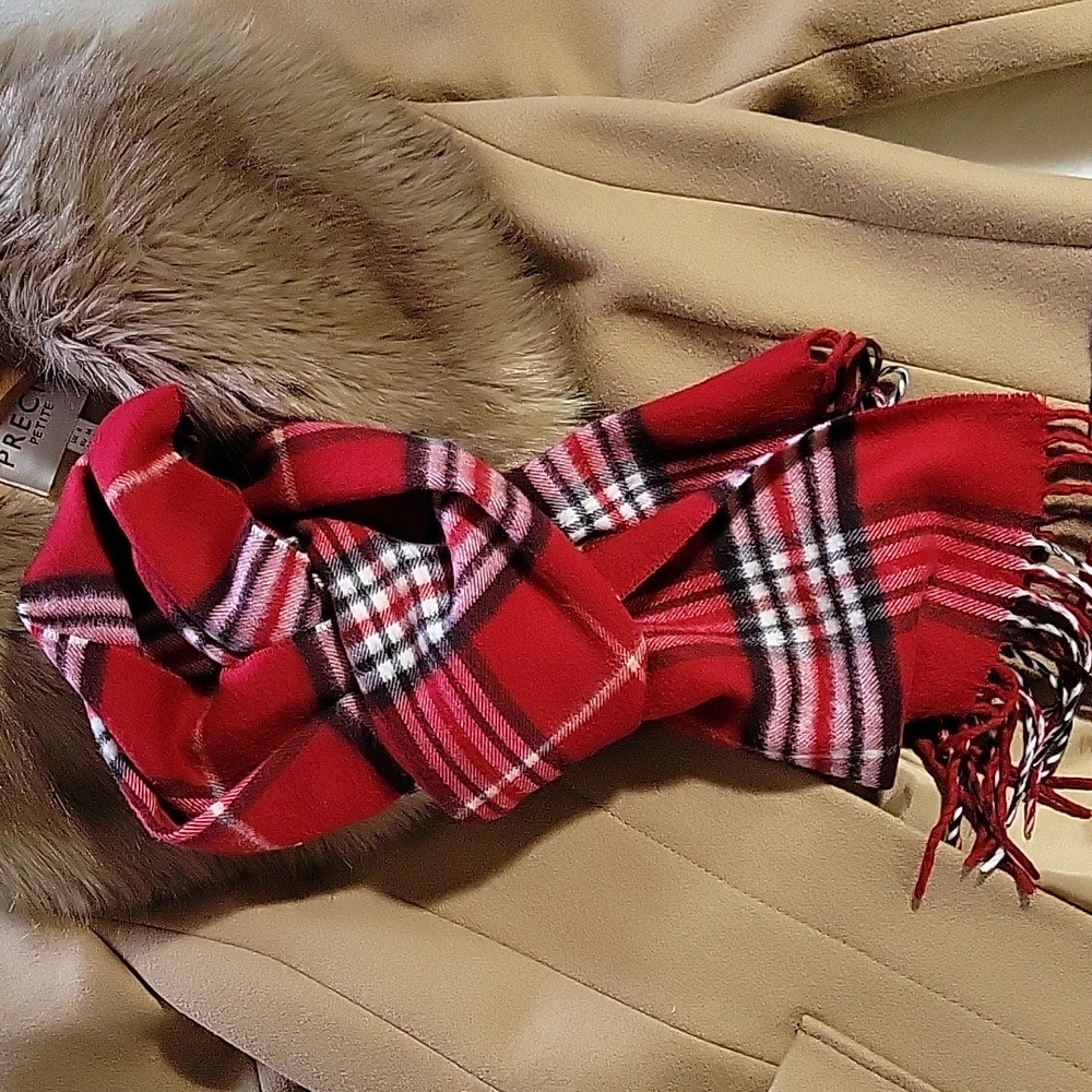 🌸 ETEREO PLAID SCARF🌸
